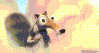 scrat in heaven gif