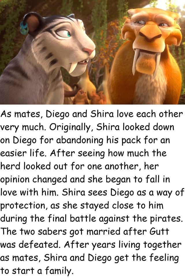 ice age shira and diego cubs