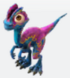 Pink dilophosaur baby2