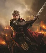 Aegon the Conqueror, by Magali Villeneuve in The World of Ice & Fire