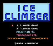 Ice Climber inicio