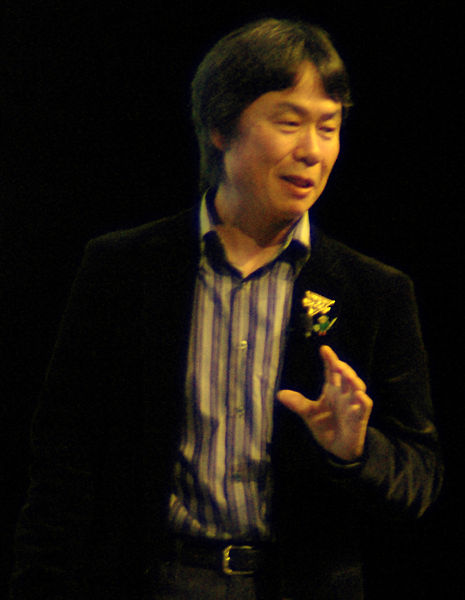 Shigeru Miyamoto, diseñador y productor de videojuegos.