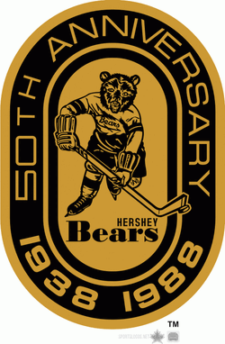 AHL Hershey Bears Alternate Logo (1974) -  Hershey bears, American hockey  league, Hockey logos