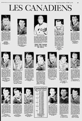 The Canadiens in October, 1963.
