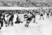 North Stars and Kings in 1967-68 season action.