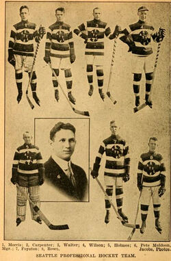 Seattle Metropolitans 1916-17 jersey