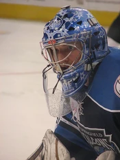 Dubnyk while playing for the .
