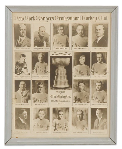 New York Rangers - 1928 Stanley Cup Champions.