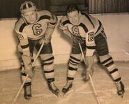 Jack Crawford, John Wilkinson in the 1943-44 season.