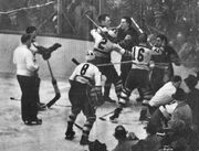 28March1939-Bruins NYR melee1