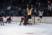 Ken Hodge scores the winner, Game 2 of the 1972 Stanley Cup Finals, May 2, 1972.