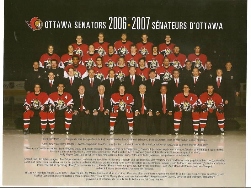 2006-07 Oleg Saprykin Ottawa Senators Game Worn Jersey - Ottawa