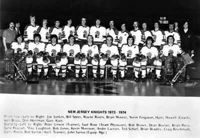 1973-74 New York Golden Blades/Jersey Knights - The WHA Uniform Database