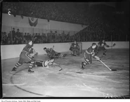 Action from Game 2 of the Bruins-Leafs Semi-finals.