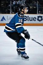 Heatley in a Sharks preseason game in 2009