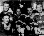 The Merchants in 1959. L to R: Red Olsen, Don Bellringer, Jim Maxwell, Nobby Clarke, Lyn Davis.