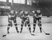 Dit Clapper, Max Kaminsky, Marty Barry in the 1934-35 season.