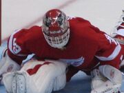 Dominik Hasek stretching