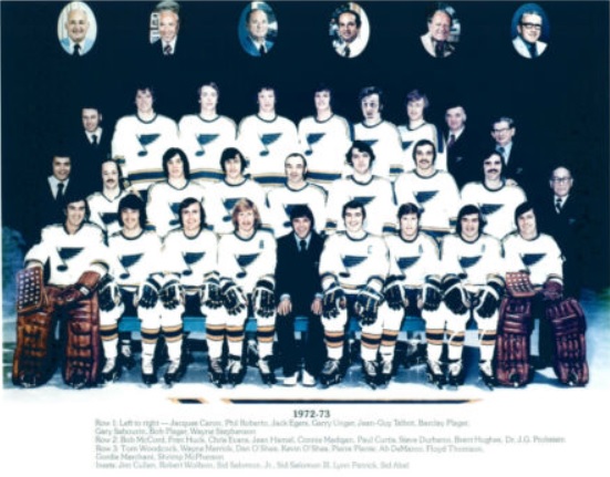1972 #5 Bob PLager St.Louis Blues Hockey Card
