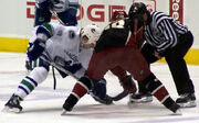 Ryan Johnson faceoff