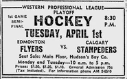 57-58WHLQFCalgaryGameAd.jpg (27 KB) Quarter Final @ Calgary