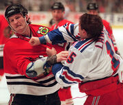 Langdon punching 
