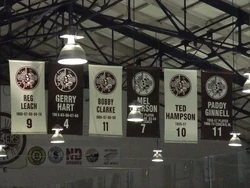 Banners at the Whitney Forum.