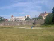 A Viking ring castle in Trelleborg.