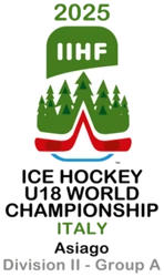 2025 IIHF U18 World Championship Division II A logo