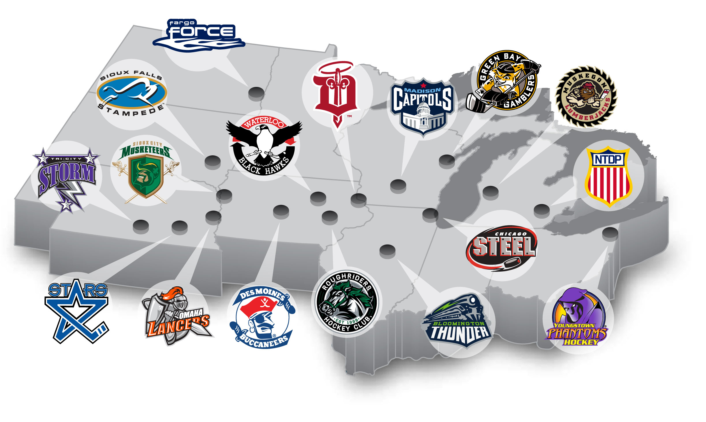 Indiana Ice Secondary Logo - United States Hockey League (USHL