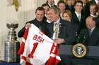 , played 22 seasons in Detroit, 20 of them as team . He won three Stanley Cups with the team and his #19 was retired by the club in January of 2007.