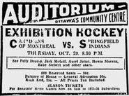 Pre-season @ Ottawa