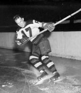 Cowley in 1935-36, his first of a dozen seasons with the Bruins.