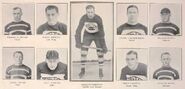 Montage of 9 Bruins from the 1926-27 season.