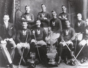 The first Stanley Cup Champions: The Montreal Hockey Club (commonly called the Montreal Amateur Athletic Association)