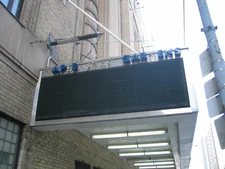 Exterior signage as of 2006, with letters missing.