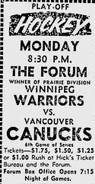 57-58WHLSFVancouverGameAd.jpg (18 KB) Semi Final @ Vancouver