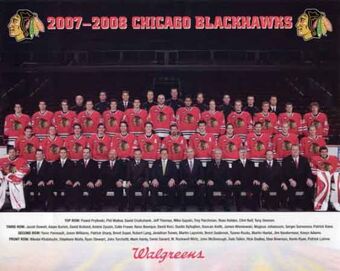 2007 08 Chicago Blackhawks Season Ice Hockey Wiki Fandom