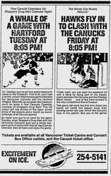 82-83NHLVancouverGameAd