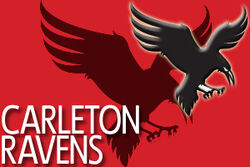 Carleton-ravens-red poster