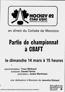 The Cup final was carried on local television.