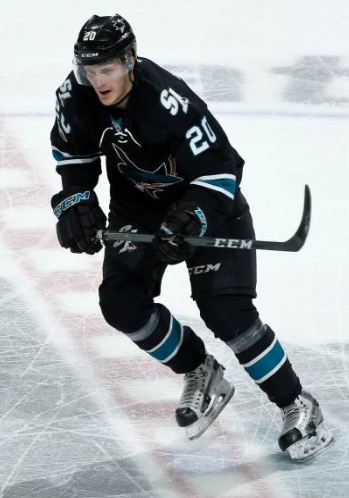 2017 San Jose Sharks #20 Marcus Sorensen.