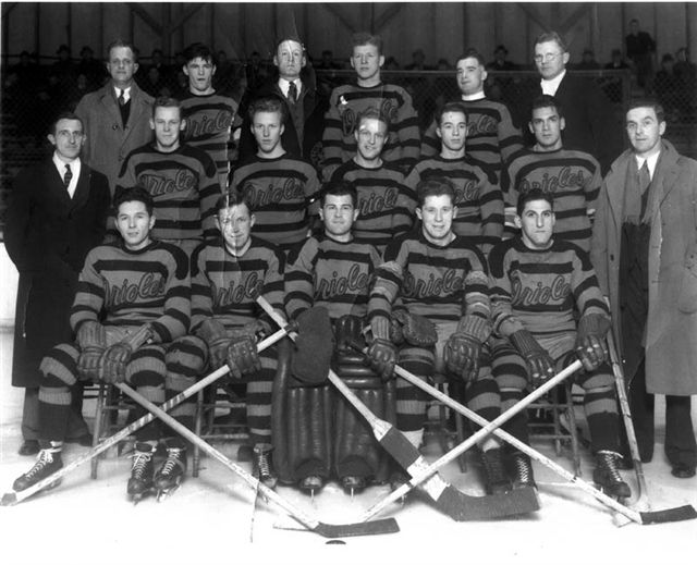 Baltimore Orioles Hockey Team 1937