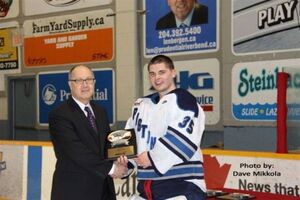 Corey Koop (MJHL Playoff MVP Award)