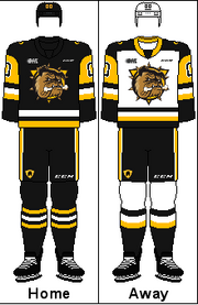 Hamilton Bulldogs uniform