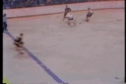 Tony Esposito is pulled after allowing Derek Sanderson's goal, December 6, 1969.