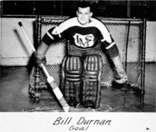 Bill Durnan with the . Courtesy Hockey Heritage North.