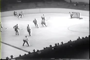 Pete Babando ties the game 3-3, November 22, 1947.