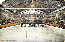The Duquesne Gardens on January 19, 1901 The Pittsburgh Athletic Club vs. Queen's University. Queen's won, 1-0, in front of 5,523 at the Gardens