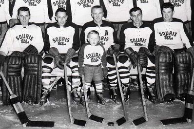 Andy Murray at age five as the Mascot for the Souris Sr